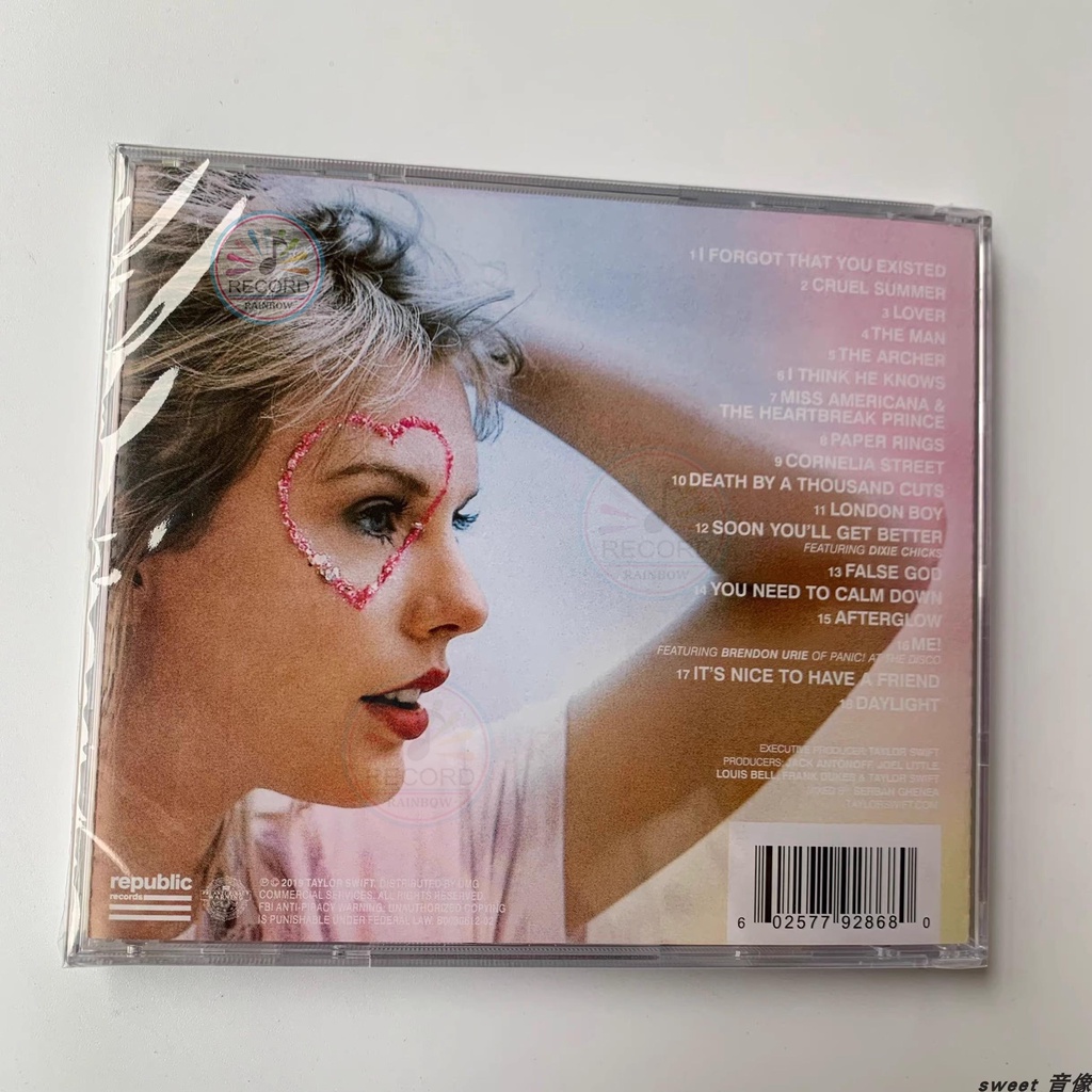 TAYLOR SWIFT ‎– Lover TS7 CD Album