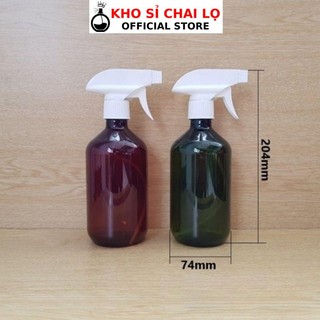 [KHO SỈ] Chai Vòi Xịt Kính HUHA [500ml] Vỏ Nhựa Pet 500ml Bầu Rỗng Chiết Mỹ Phẩm , Phụ Kiện Du Lịch  HUHA
