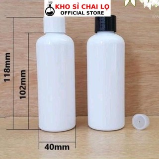 Chai Chiết Nước Tẩy Trang Nhựa Pet Nắp Vặn Đen Kèm Nút Nhỏ Giọt 20ml,30ml,50ml,100ml Đựng Toner