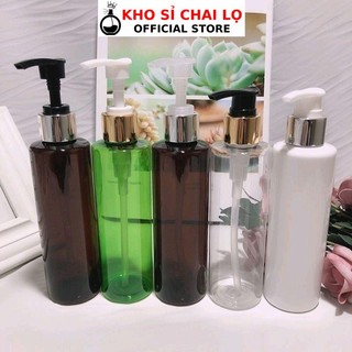 [KHO SỈ] Chai Xịt Vòi Nhấn Nhựa Pet Xi Bạc/Vàng 100ml 150ml 200ml 250ml HUHA  HUHA