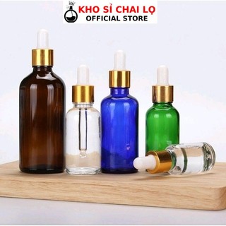 Chai Lọ Chiết Serum [5ml/10ml] Vỏ Đựng Tinh Dầu Bóp Giọt, Mỹ Phẩm, Phụ Kiện Du Lịch  HUHA