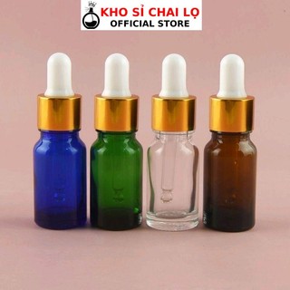 Chai Lọ Chiết Serum [5ml/10ml] Đựng Tinh Dầu Bóp Giọt Chiết Mỹ Phẩm HUHA, Phụ Kiện Du Lịch