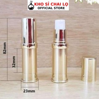 Chai Chiết Mĩ Phẩm [5ml/15ml/20ml] Hút Chân Không Thanh Lịch Xi Vàng/Bạc Chiết Tinh Chất HUHA