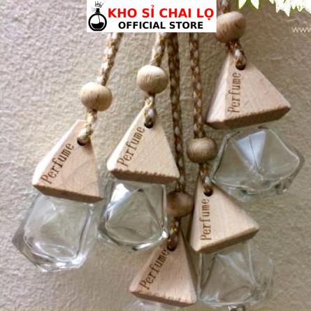 Vỏ Chai Lọ đựng tinh dầu treo xe có Logo chiết tinh dầu , phụ kiện du lịch HUHA Kho Sỉ