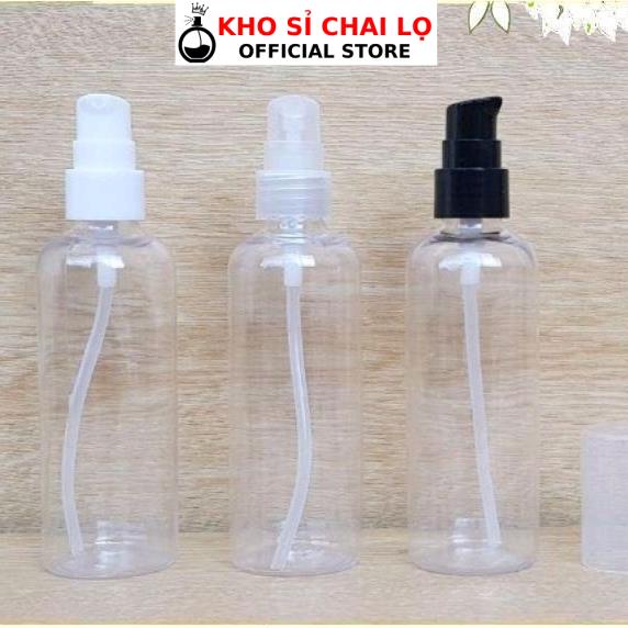 Chai Chiết Mĩ Phẩm HUHA Nhựa Pet Xịt Giọt 20ml/30ml/50ml/100ml Chiết Serum, Sữa Rửa Mặt