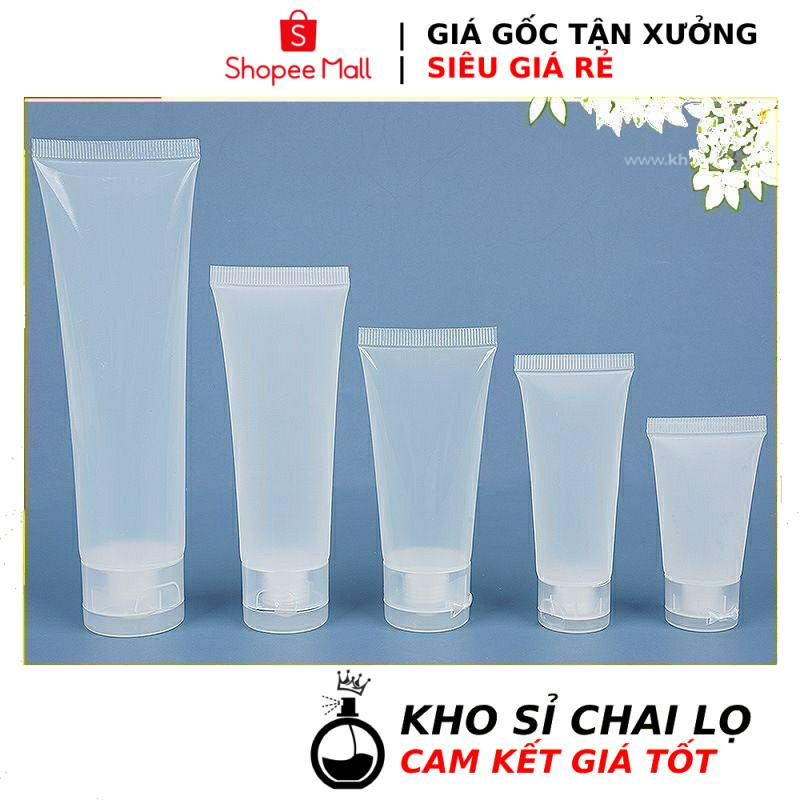 Tuýp Chiết Mỹ Phẩm HUHA Tube Nhựa 30g/50g/70g/100g/150g/250g Đựng Kem, Dầu Gội, Sữa Tắm, Phụ Kiện Du Lịch