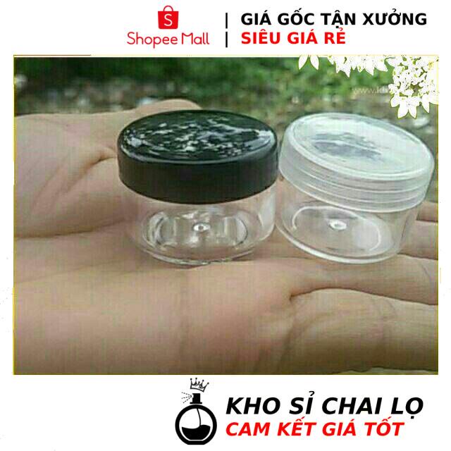Hủ Hộp Đựng Kem HUHA Kho Sỉ Hộp nhựa tròn 3g/5g/10g/20g/30g/50g/100g chiết mỹ phẩm