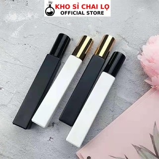 Chai Lọ Chiết Nước Hoa hình trụ 10ml cao dày đựng dầu thơm , phụ kiện du lịch  HUHA