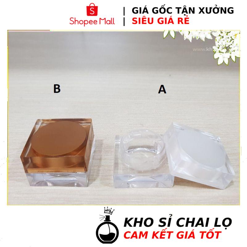Hủ Hộp Đựng Kem HUHA Kho Sỉ Hũ vuông 5g G5 đựng kem face, phụ kiện du lịch