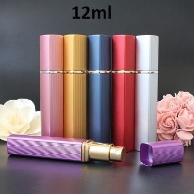 Chai Lọ Chiết Nước Hoa HUY HA COSMETIC PACKAGING nhôm 12ml đựng dầu thơm Trùm Sỉ