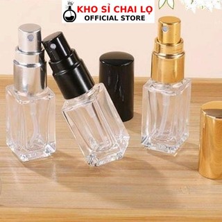 Chai Lọ Chiết Nước Hoa 10ml 5ml 3ml vuông đựng dầu thơm , phụ kiện du lịch