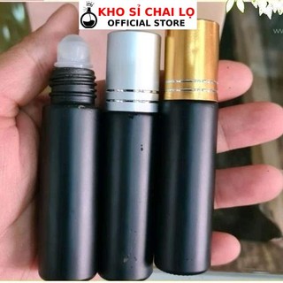 Chai Lọ Chiết Nước Hoa Vỏ Thủy Tinh Bi Lăn 10ml Chiết Mỹ Phẩm , Phụ Kiện Du Lịch