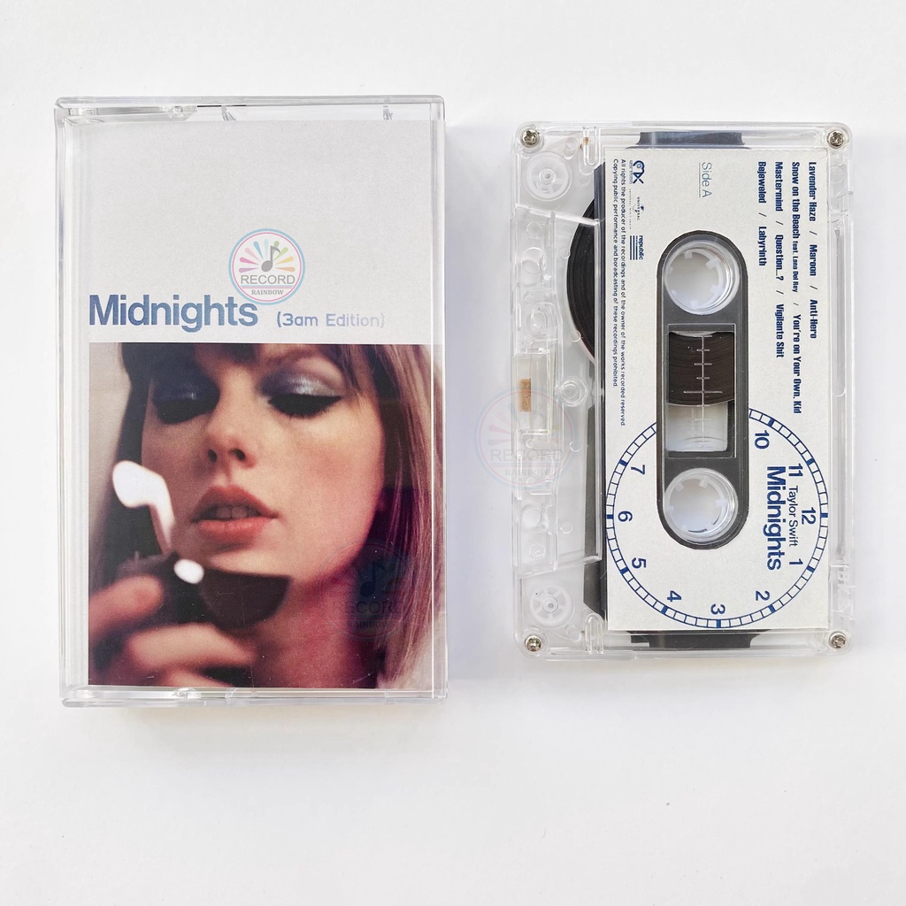 Taylor Swift - Midnights Cassette Tape Taylor Swift Album