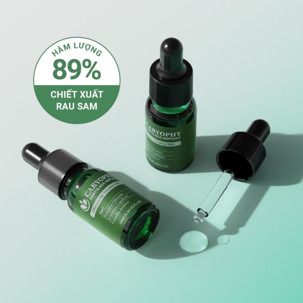 Serum giảm mụn mờ thâm Caryophy Portulaca Ampoule 10ml và 30ml
