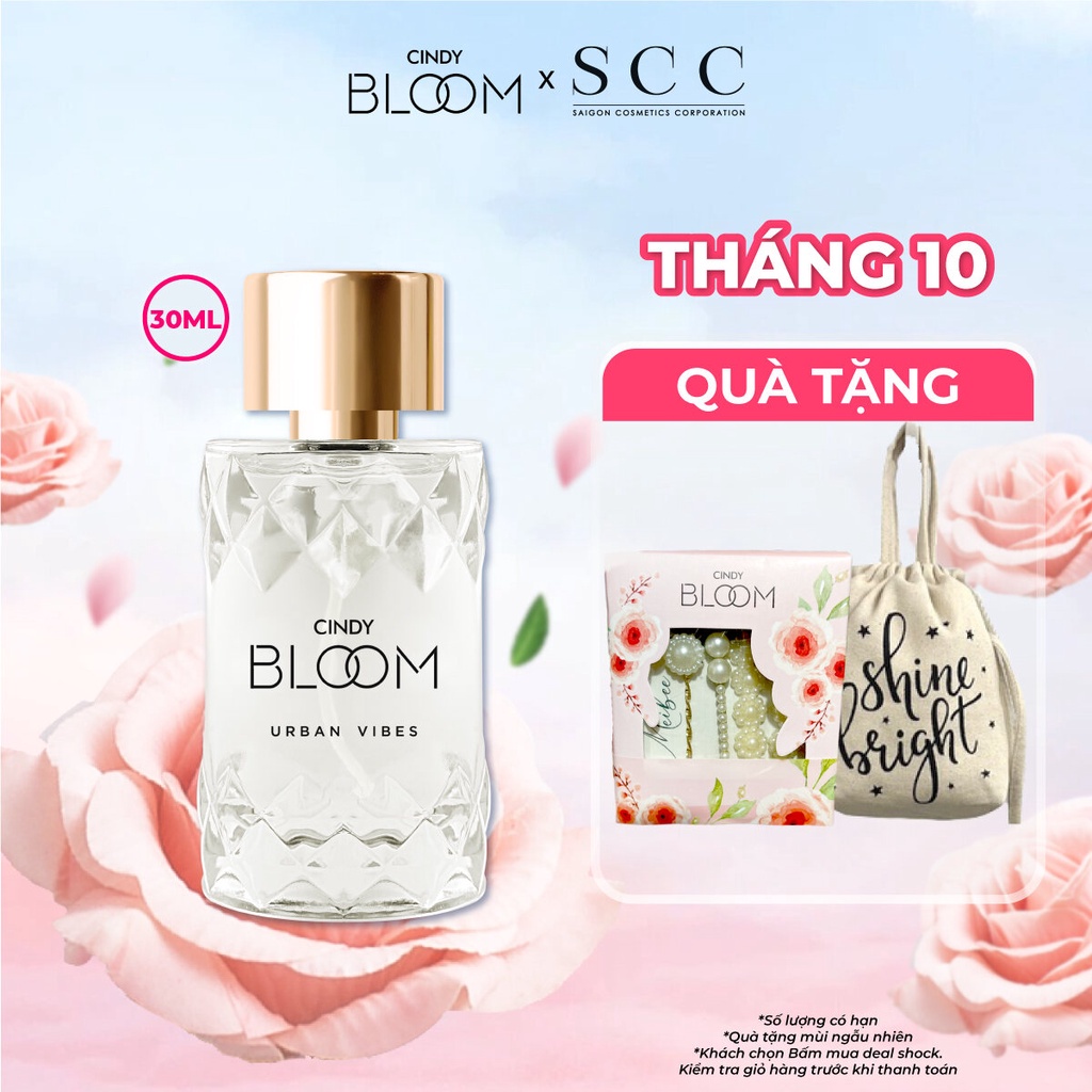 Nước hoa nữ Cindy Bloom Urban Vibes hương tự tin cuốn hút 30ml