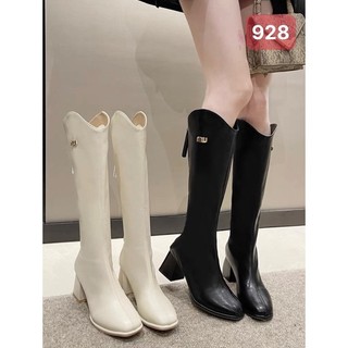 Mã 9259/928 bốt nữ da lỳ mềm lót lông đế cao 5p cao cấp êm chân fullbox