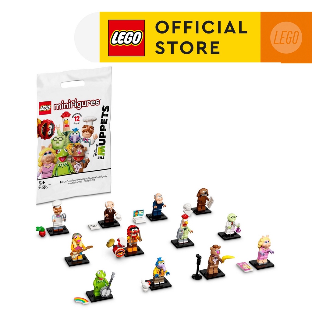 [Mã LIFEMC06CBAU giảm 50k đơn 350k] LEGO Minifigures 71033 Nhân Vật LEGO The Muppets (7 chi tiết | 1 nhân vật/ gói)