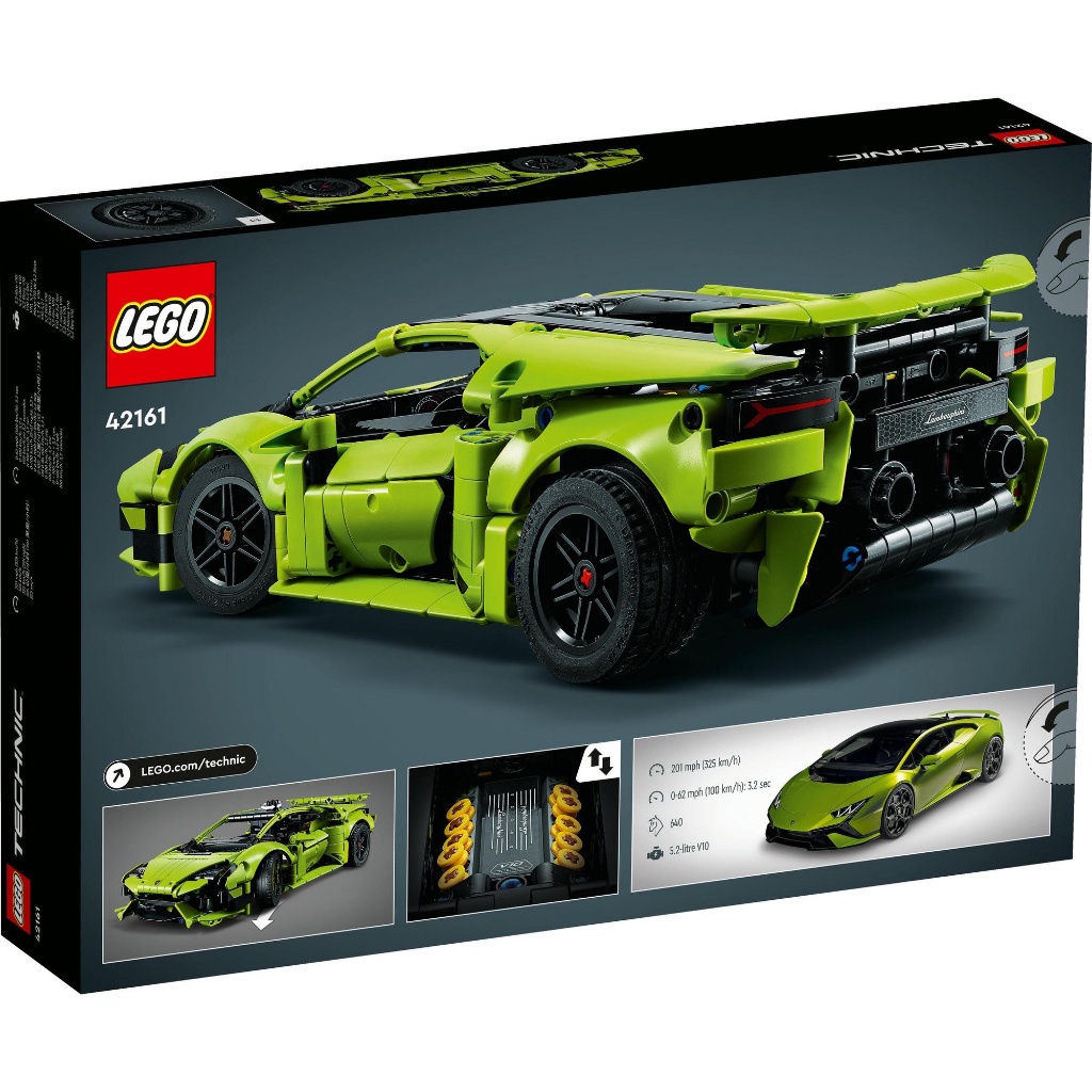 LEGO Technic 42161 Đồ chơi lắp ráp Siêu Xe Lamborghini Huracán Tecnica
