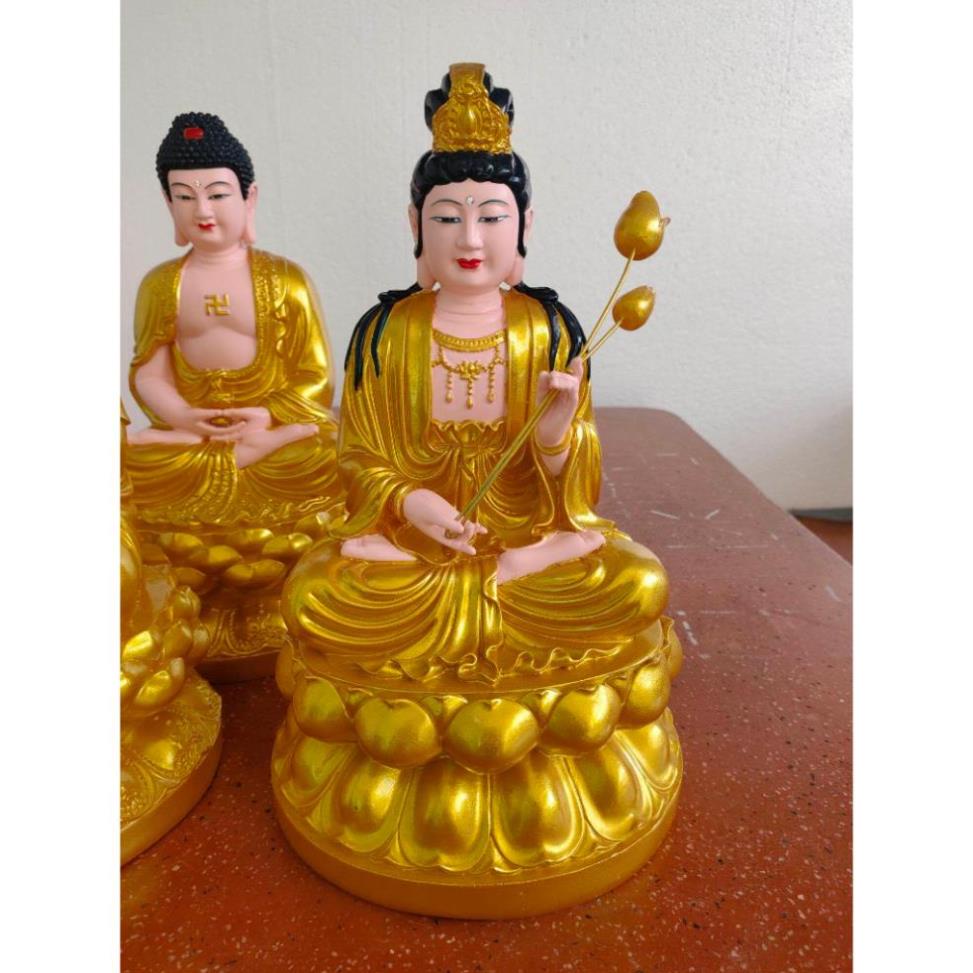TÔN TƯỢNG MẸ ĐẠI THẾ CHÍ BỒ TÁT CAO 30CM GIÁ SĨ
