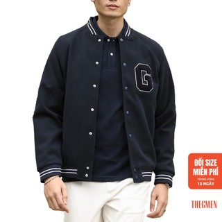 Áo bomber nỉ f23 raglan bomber jacket phối tay form basic - the gmen elegant est 2017
