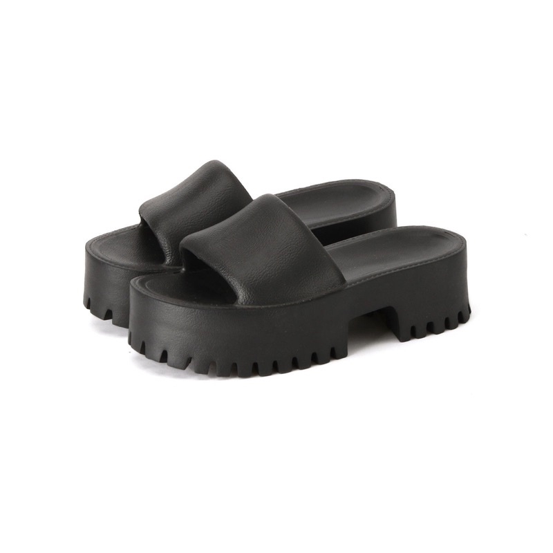 Dép nữ quai ngang đế đúc basic tăng chiều cao thêm 5cm mã số 003