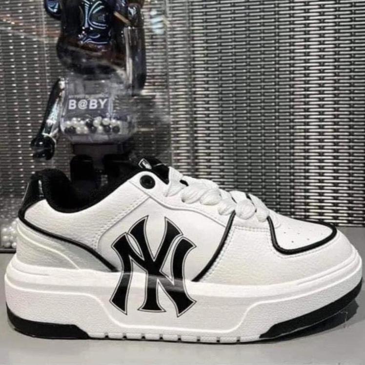 Giày Thể Thao 𝐌𝐋𝐁 Chunky Liner New York Đen Trắng NY đen hoạ tiết quai dán , giày LINER LA hoạ tiết SC Trung