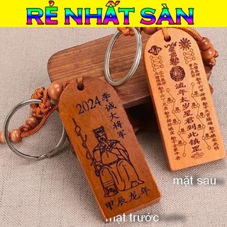 Móc khóa thái tuế gỗ 2025 phong thủy , giải phạm thái tuế năm ất tỵ, thẻ bài thái tuế bằng gỗ , pasa