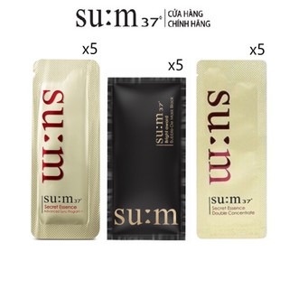 [HB Gift] Combo Tinh chất cô đặc 1ml,Nước thần cải thiện 5 vấn đề da 1ml và Mặt nạ đen thải độc và phục hồi da 4.5ml