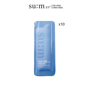 Combo 10 Kem dưỡng Su:m37 Waterfull Water Gel Cream 1ml/gói