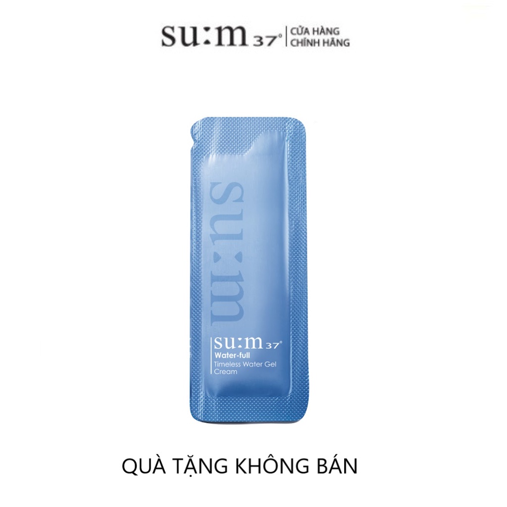 [HB Gift] Combo 10 Kem dưỡng Su:m37 Waterfull Water Gel Cream 1ml/gói