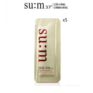  Combo 5 gói Nước thần cải thiện 6 vấn đề da Su:m37 Secret Essence Advanced Sync Program 1ml/gói