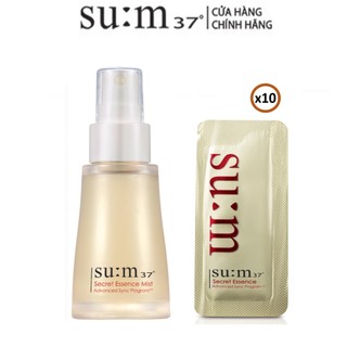 Combo Xịt khoáng nước thần và Nước thần cải thiện 5 vấn đề da Su:m37