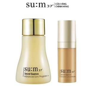 [HB Gift] Combo Nước thần cải thiện 5 vấn đề da 12ml & Tinh chất cô đặc tăng độ đàn hồi ngăn ngừa lão hóa 8ml Su:m37