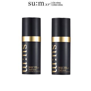 Combo 2 Mặt nạ đen thải độc và phục hồi da Su:m37 Bright Award Bubble De Mask Black