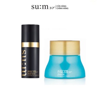 [HB Gift] Combo Mặt nạ đen thải độc và phục hồi da Su:m37 10ml & Kem dưỡng ẩm mượt da dạng gel 10g Gimmick