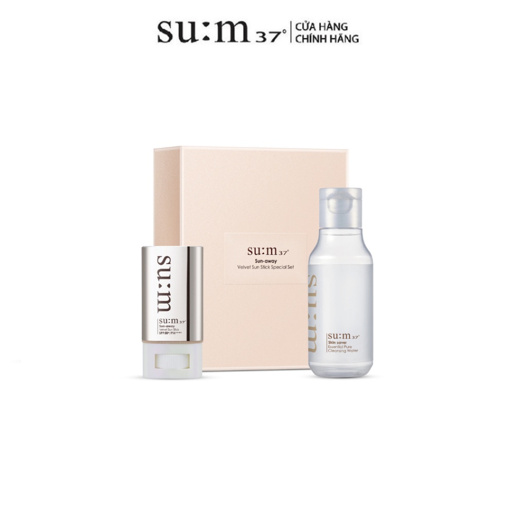 Chống nắng dạng thỏi dưỡng trắng cải thiện nếp nhăn Su:m37 Sun-away Velvet Sun Stick SPF50+/PA++++