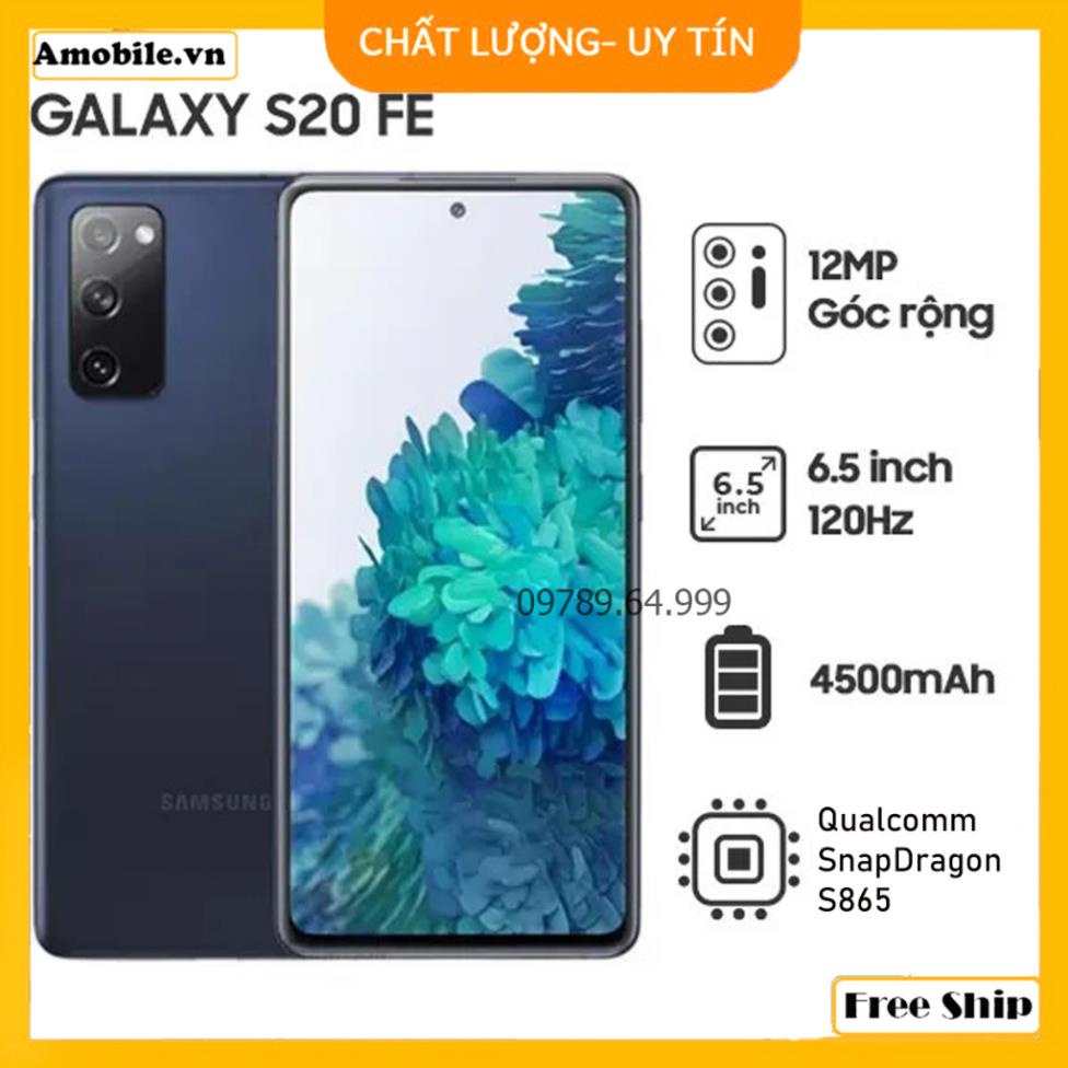 ĐIỆN THOẠI SAMSUNG S20 FE 2Sim RAM6GB Chip Snapdragon 865/ GALAXY S20 FE MÀN 120Hz BH 12 Tháng Lỗi 1 Đổi 1