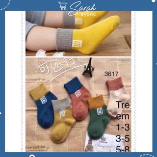 Set 5 Đôi Tất Trẻ Em Số 20 Siêu Yêu ( 5 Đôi )