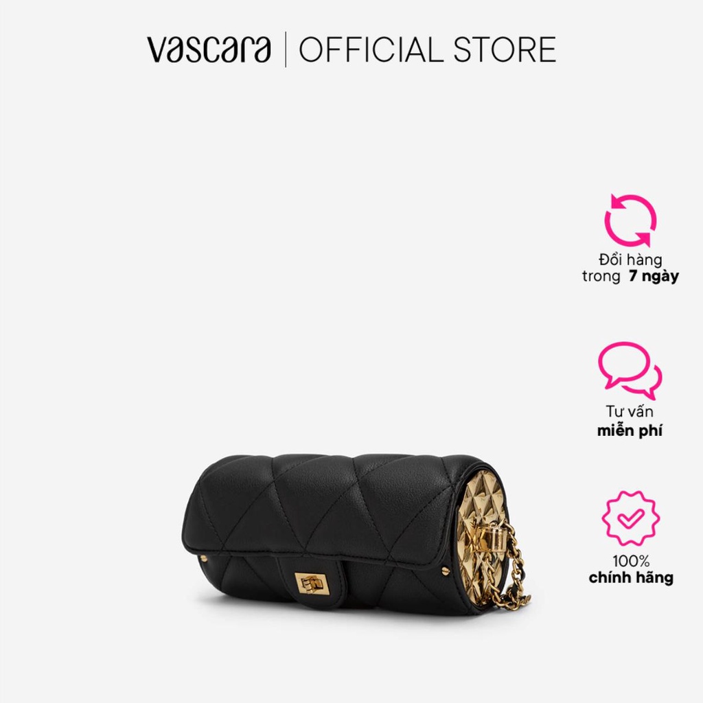 Vascara Clutch Dự Tiệc Barrel May Chần Bông - CLU 0107