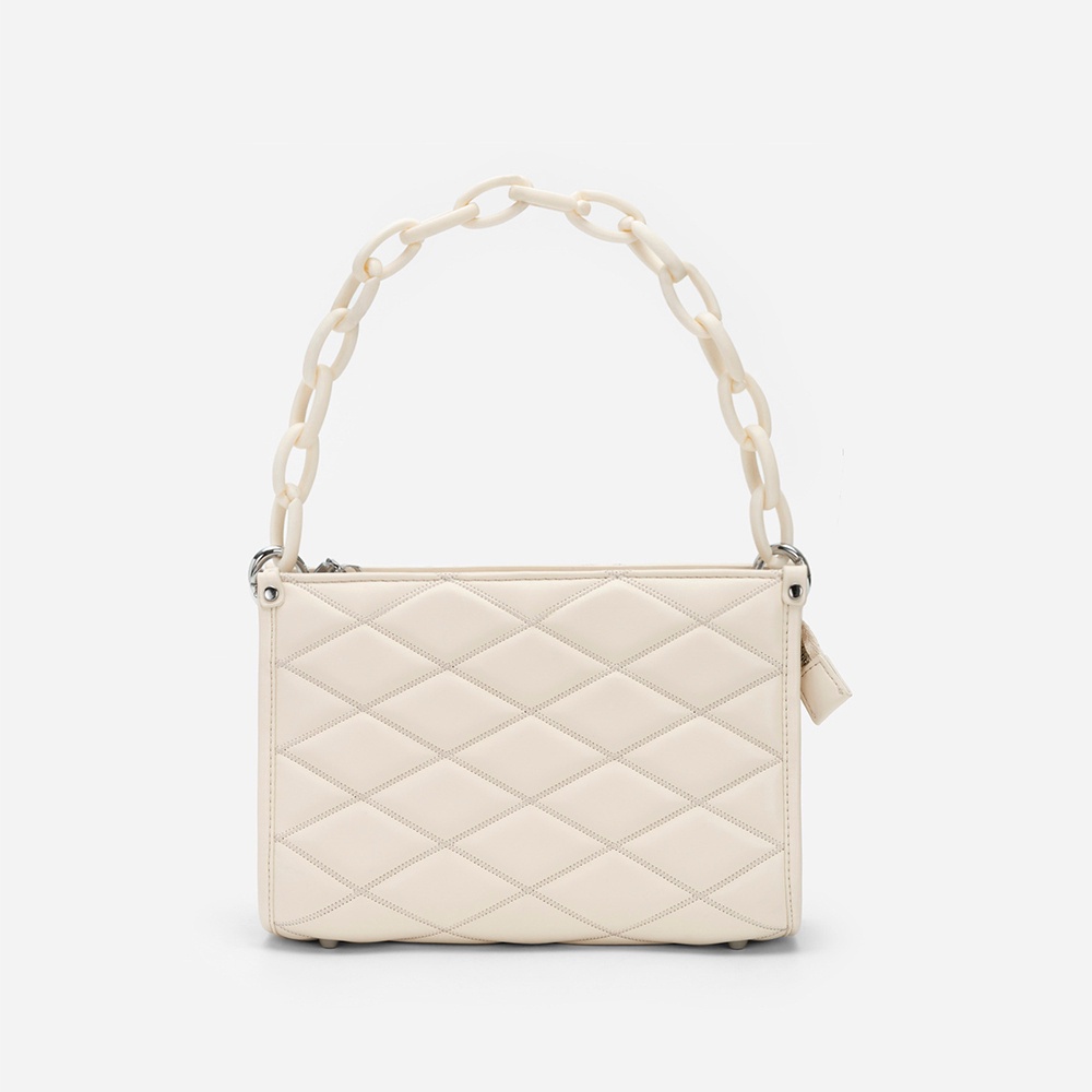 Vascara Túi Tote Quai Xích May Chần Bông Hình Thoi - TOT 0118