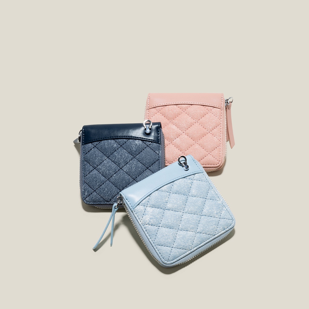 Vascara Ví Mini Chần Bông Caro - WAL 0267