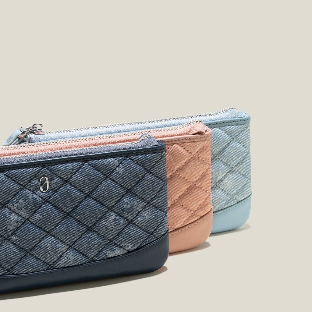 Vascara Ví Cầm Tay Chần Bông Caro - WAL 0268