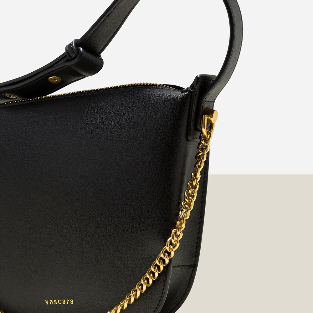 Vascara Túi Đeo Chéo Form Mềm Nhấn Xích - SHO 0216