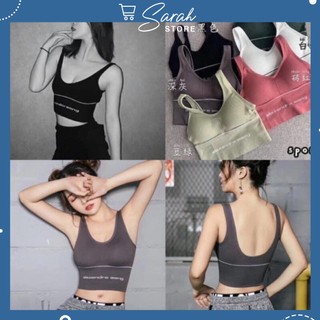 Áo Ba Lỗ Nữ Tập Gym Có Mút Đệm Ngực Thể Thao Alexander Mẫu Mới 938