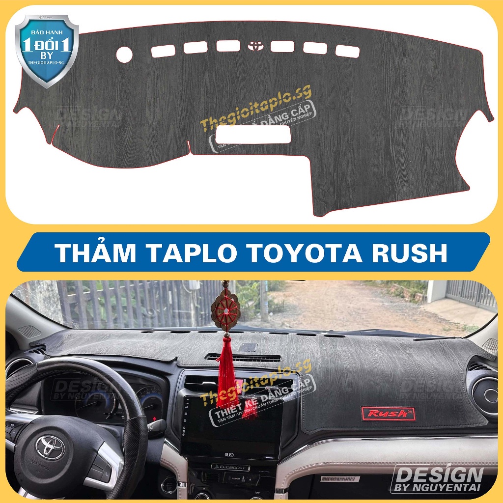 Thảm taplo ô tô da cacbon,da vân gỗ,và tuyết nhung 3 lớp dày 1cm chống nắng cao cấp