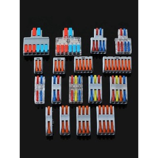 Cút nối dây điện nhanh pct/kv774, kẹp nối dây điện nhanh 1 cổng, 2 cổng, 3 cổng, 5 cổng, 6 cổng