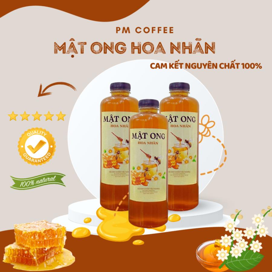 Mật Ong Hoa Nhãn Nguyên Chất PM - (1 lít)
