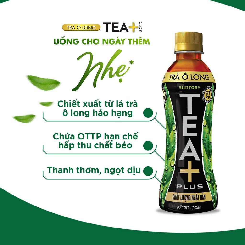 [HỎA TỐC]Thùng 12 Chai Trà Ô long Tea+ (1L/chai)