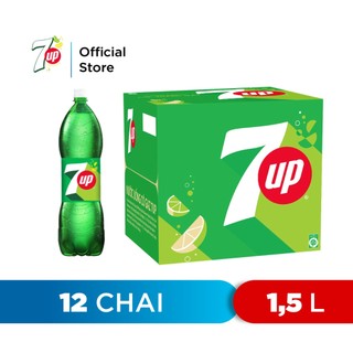 Thùng 12 Chai Nước Ngọt Có Gaz 7Up (1,5L/chai)