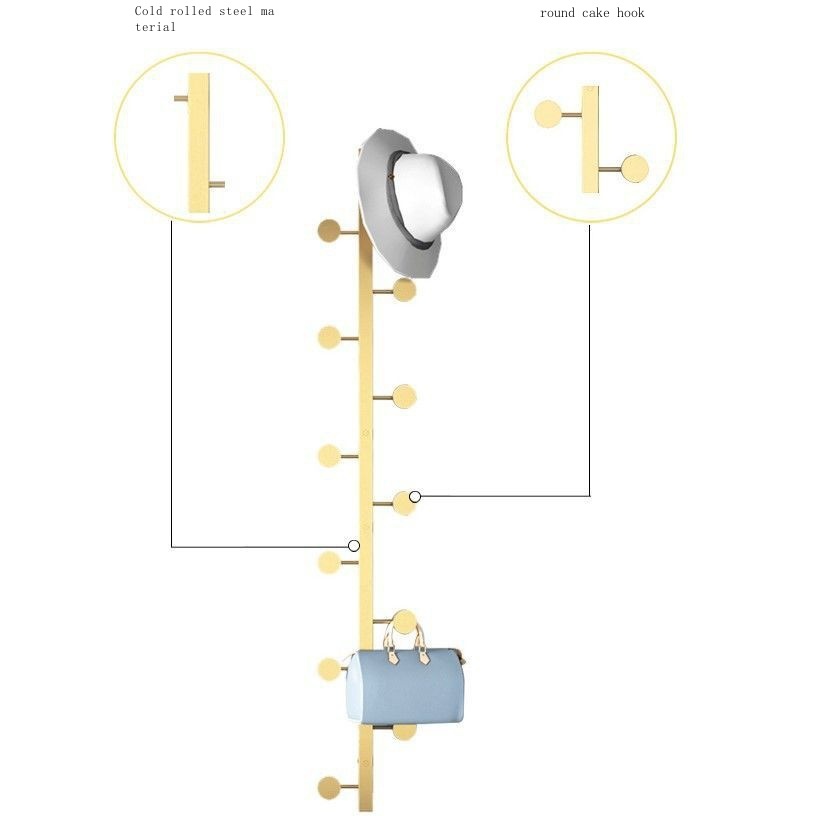 Móc Treo Mũ / Túi Xách Trang Trí Tường Phòng Ngủ